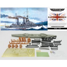 1/700 WWI Royal Navy Battlecruiser Lion 1914-1916 2 in 1(Water Line Ver.)