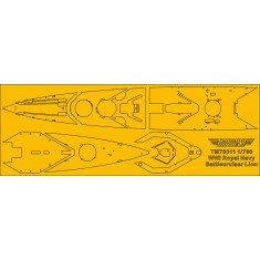 1/700 WWI Royal Navy Battlecruiser Lion Deck Mask Sheet