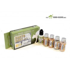 Earth Dirt Set Vol.2 - Desert and Dry Environment (4 x 20ml powders + 1 matt fixer)