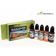 SDW Shading Colours - Railcars Weathering Set Vol.1 (19ml x 5)