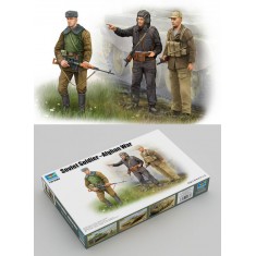 1/35 Afghan War Soviet Soldier (3 figures, 7 Rifles)