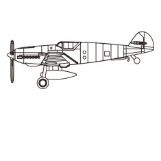1/350 Messerschmitt Bf 109T Fighter