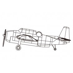 1/350 Grumman TBF Avenger (Pre-painted)
