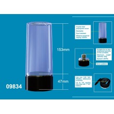 Battery Operated Round Mirrored Display Turntable (84mm x 200mm / 3")