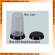 Round Top Display Case with Optional LED Base (84 x 185mm)
