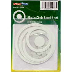 Plasic Circle Board Set B - Thickness 0.5mm (17 different sizes)