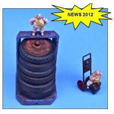 1/35 Garage Accessories Set Vol.1 (Tyres)