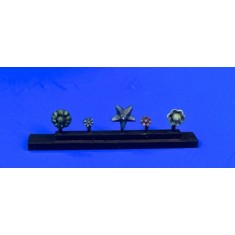 1/35 Decorative Metallic Flower for Victorian Houses