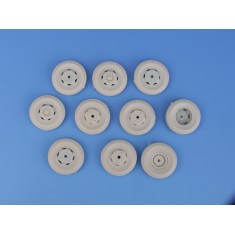 1/35 Wheels for 155mm Long Tom/203mm