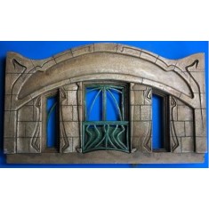 1/35 1900 Style Art Nouveau House Section Set No.3 - Third Floor (Width: 17cm)