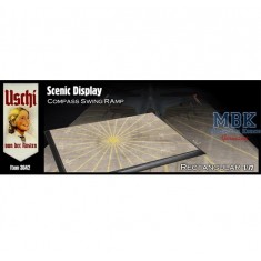 1/72 Diorama Scenic Display - Compass Swing Ramp for Props/Jets #Rectangular