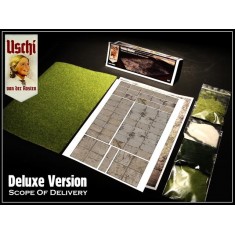 1/72,1/48,1/35 Diorama Scenic 3D Display Groundwork "Old Concrete" Deluxe (w/Grass & Sand)