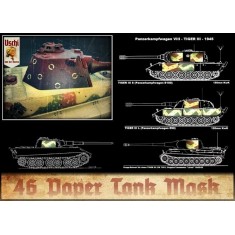 German Late War "Paper Tank Masks" - "Split Ring" Camo for 1/48 scale