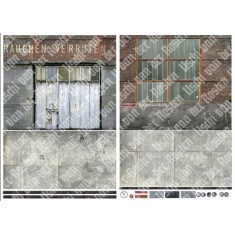 1/72 German Workshop Diorama Scenic Basic set