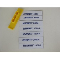 Sander / Polisher / Sandpaper Grip (with 7 Different Sandpaper Strips)