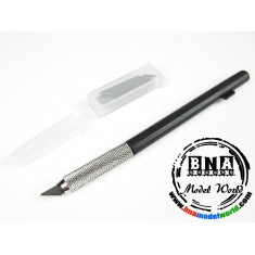 Wide-Tip Precision Knife (with 15 Sharp Blades)
