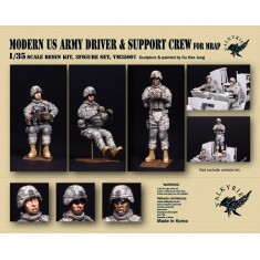 1/35 Modern US Army Driver and Support Crew for MRAP (3 Figures)