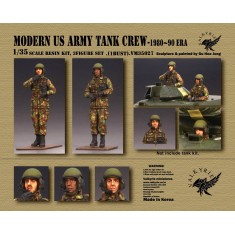 1/35 Modern US Army M60 Patton & M1 Abrams Crew 1980s (2 Figures & 1 Bust)