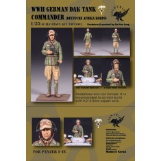 1/35 WWII German DAK Tank Commander