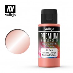 Acrylic Airbrush Paint - Premium Colour #Metallic Orange (60ml)