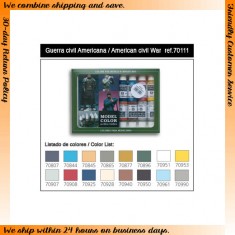 Acrylic Model Colour Paint Set - American Civil War (16 x 17ml)