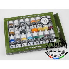 Model Colour Paint Set - Naval (Steam Era) (16 x 17ml)