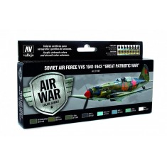 Model Air Acrylic Paint Set - Soviet Air Force VVS 41-43 Great Patriotic War (8 x 17ml)