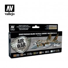 Model Air Acrylic Paint Set - Soviet/Russian Tactical Schemes Part I 1960-2000 (8 x 17ml)