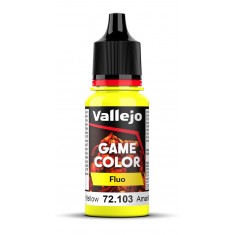 Acrylic Paint - Game Colour Fluo #Fluorescent Yellow (18 ml/0.6 fl oz)