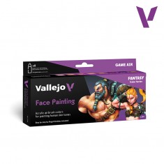 Acrylic Paint Set - Game Air #Face Painting by A.Giraldez (8x 18 ml)
