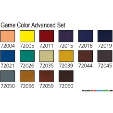 Game Colour Paint Set - Advanced Set (16 x 17ml)