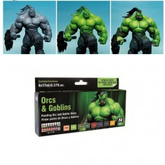 Game Colour Paint Set - Orcs & Goblins (8 x 16ml)