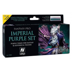 Acrylic Paint Set - Imperial Purple for Fantasy & Historical Figures (8x17ml)
