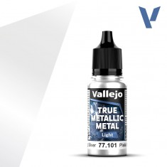 True Metallic Metal Light Paint - Sterling Silver (18ml, for brightening Base tones)