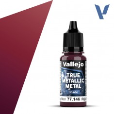 True Metallic Metal Shade Paint - Ruby Red (18ml, for shading Base colours)