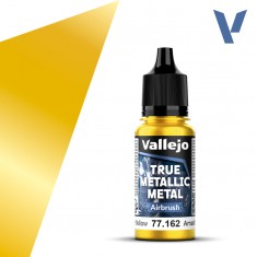 True Metallic Metal Base Colour for Airbrush - Radiant Yellow (18ml)