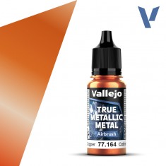 True Metallic Metal Base Colour for Airbrush - Ancient Copper (18ml)