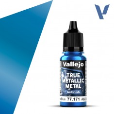 True Metallic Metal Base Colour for Airbrush - Sapphire Blue (18ml)