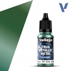 True Metallic Metal Base Colour for Airbrush - Dusken Green (18ml)