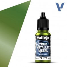 True Metallic Metal Base Colour for Airbrush - Amber Green (18ml)