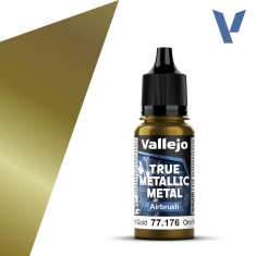 True Metallic Metal Base Colour for Airbrush - Greenish Gold (18ml)