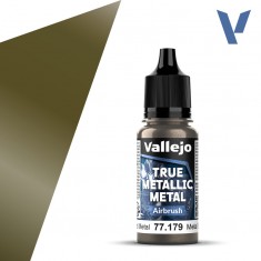 True Metallic Metal Base Colour for Airbrush - Aged Metal (18ml)
