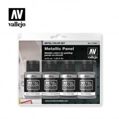 Water-Based Metallic Colours Paint Set - Metallic Panel (4 x 32ml)