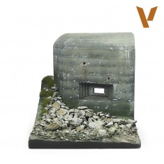 Scenics WWII Bunker (8 x 8 x 8 cm / 3.14 x 3.14 x 3.14 in)