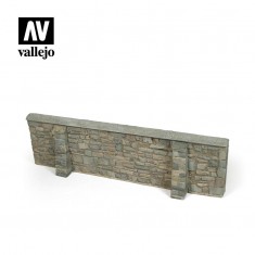 1/35 Ardennes Village Wall (24 x 7cm)