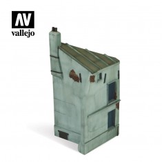 1/35 French House Corner (25x11x12 cm/9.84x4.33x4.72 in)