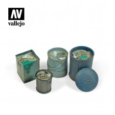 1/35 Assorted Garbage Bins #2 (4pcs)