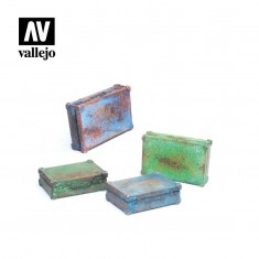 1/35 Metal Suitcases (4pcs)
