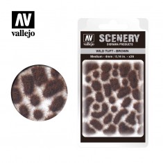 Wild Tuft - Brown (medium: 4mm/0.16in, 35pcs)