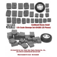 1/24 Universal Gear ''Carboard Boxes Small'' (25pcs)